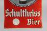 Emailleschild Schultheiss