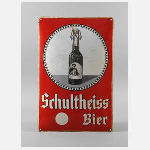 Emailleschild Schultheiss