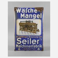 Emailleschild Seiler111