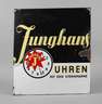 Emailleschild Junghans