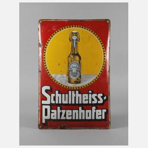 Emailleschild Schultheiss