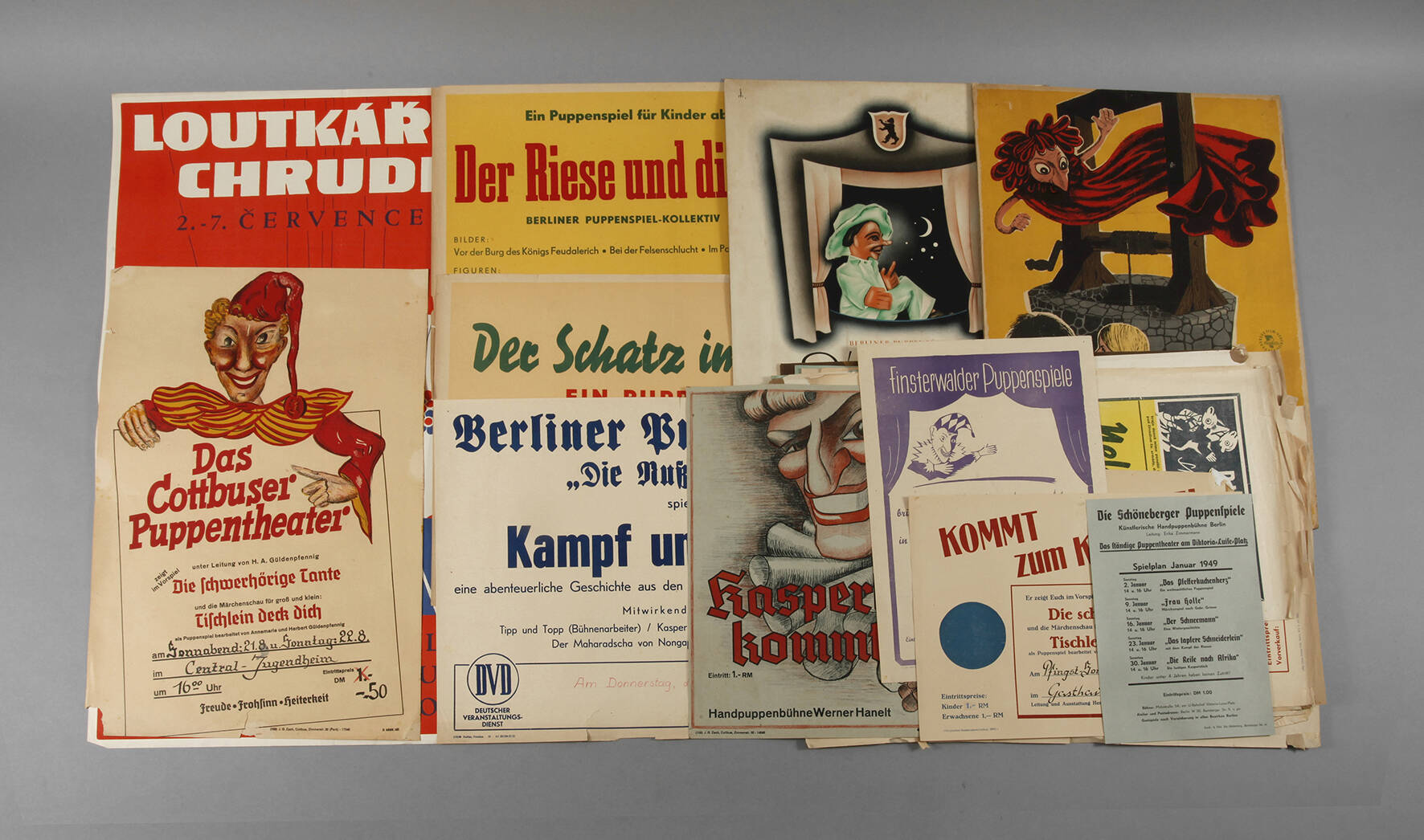 Konvolut Veranstaltungsplakate Puppenspiel