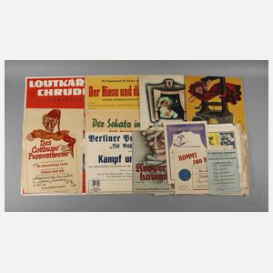Konvolut Veranstaltungsplakate Puppenspiel