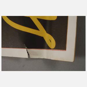 Werbeplakat Bärenbrauerei