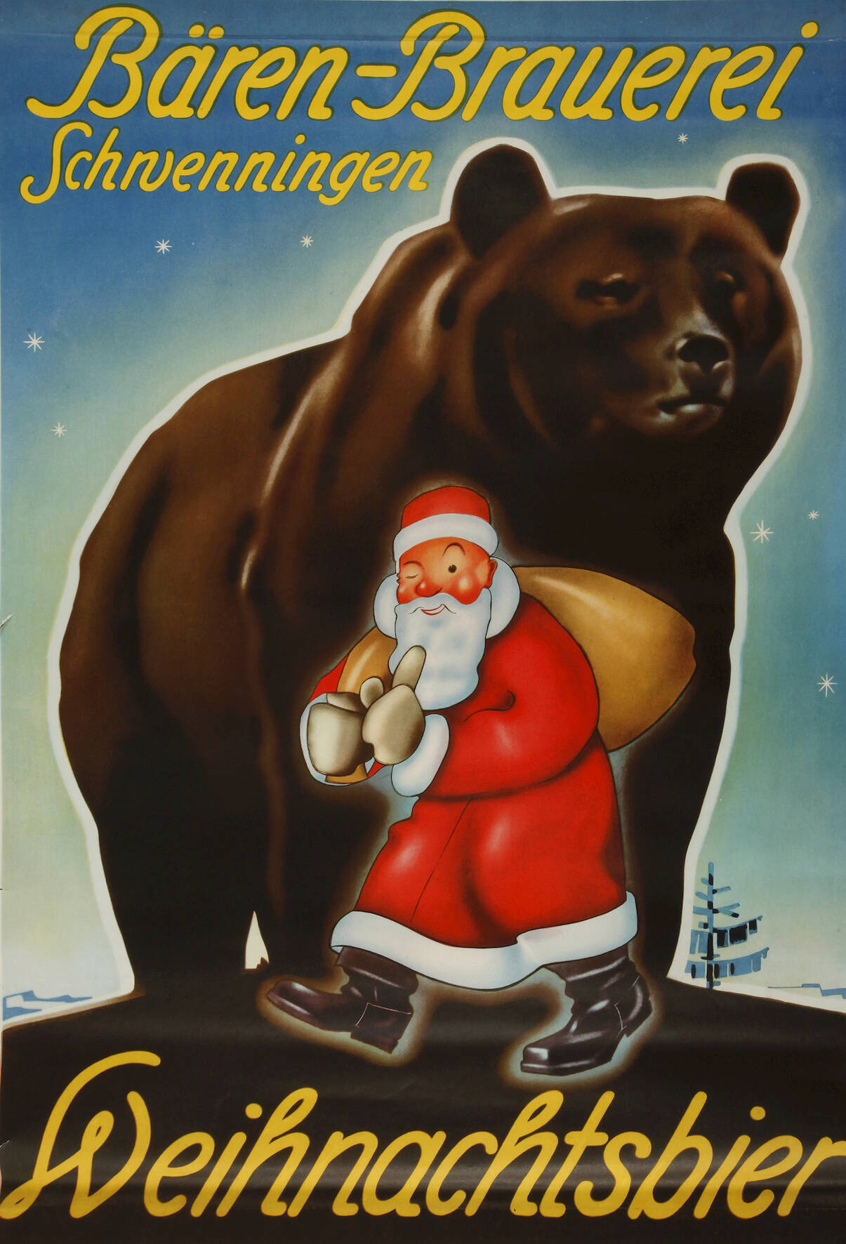 Werbeplakat Bärenbrauerei