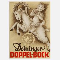 Werbeplakat Deininger Doppelbock111