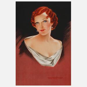 Werbeplakat Kammgarnspinnerei Leipzig