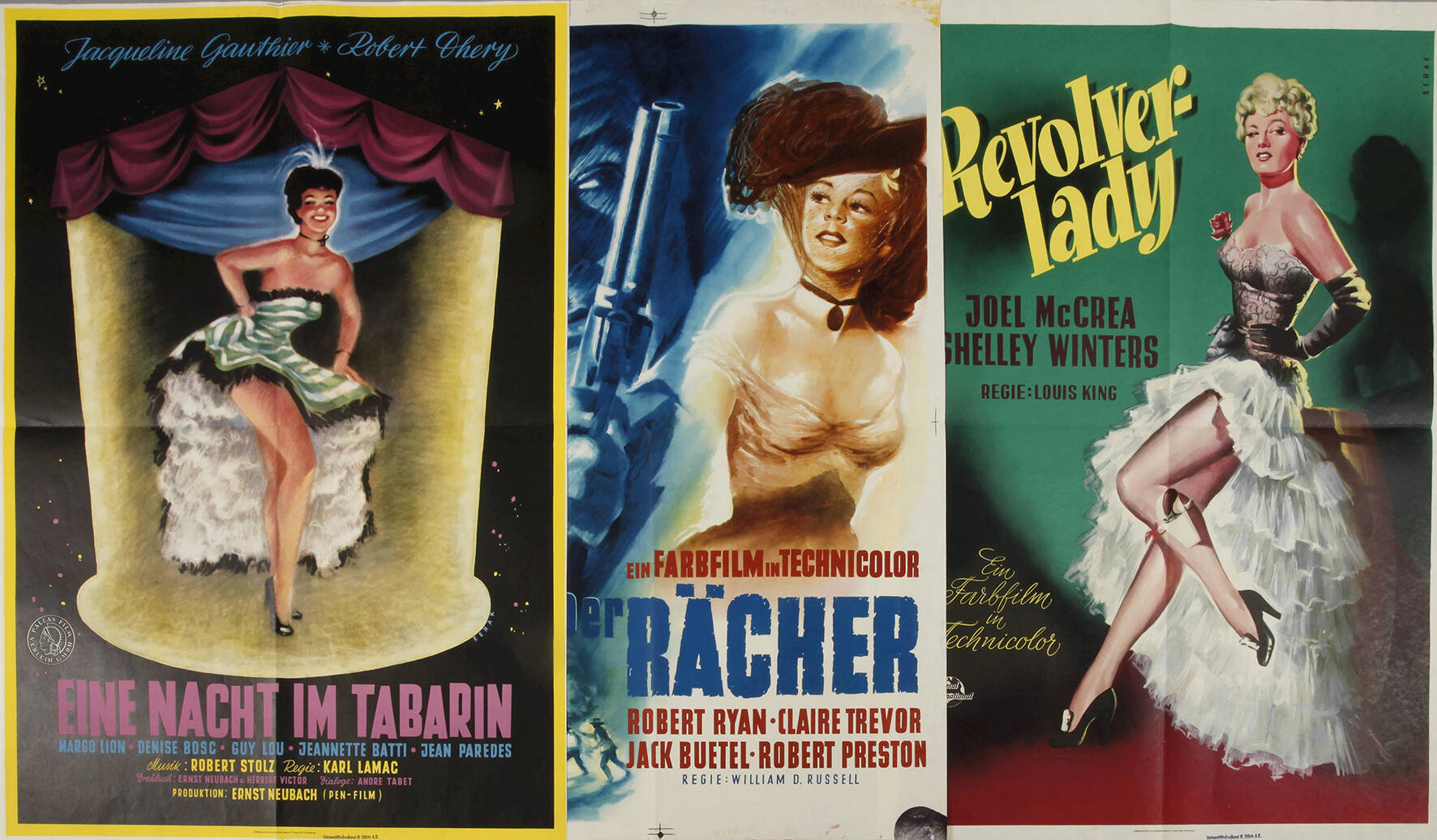 Drei Filmplakate