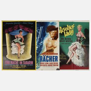 Drei Filmplakate