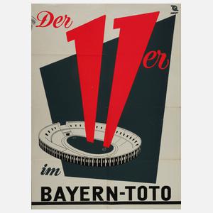 Werbeplakat Lotterie