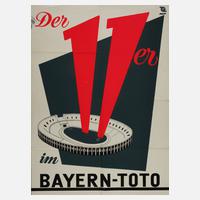 Werbeplakat Lotterie111