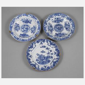 Drei Teller China