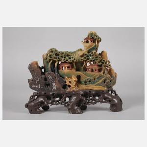 Konvolut Specksteinschnitzereien