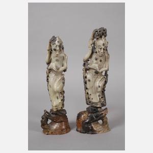 Konvolut Specksteinschnitzereien