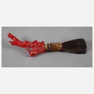 Großer Naturhaarpinsel