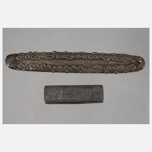 Konvolut historische Zahlungsmittel Asien