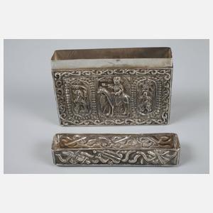 Zigarettendose Silber