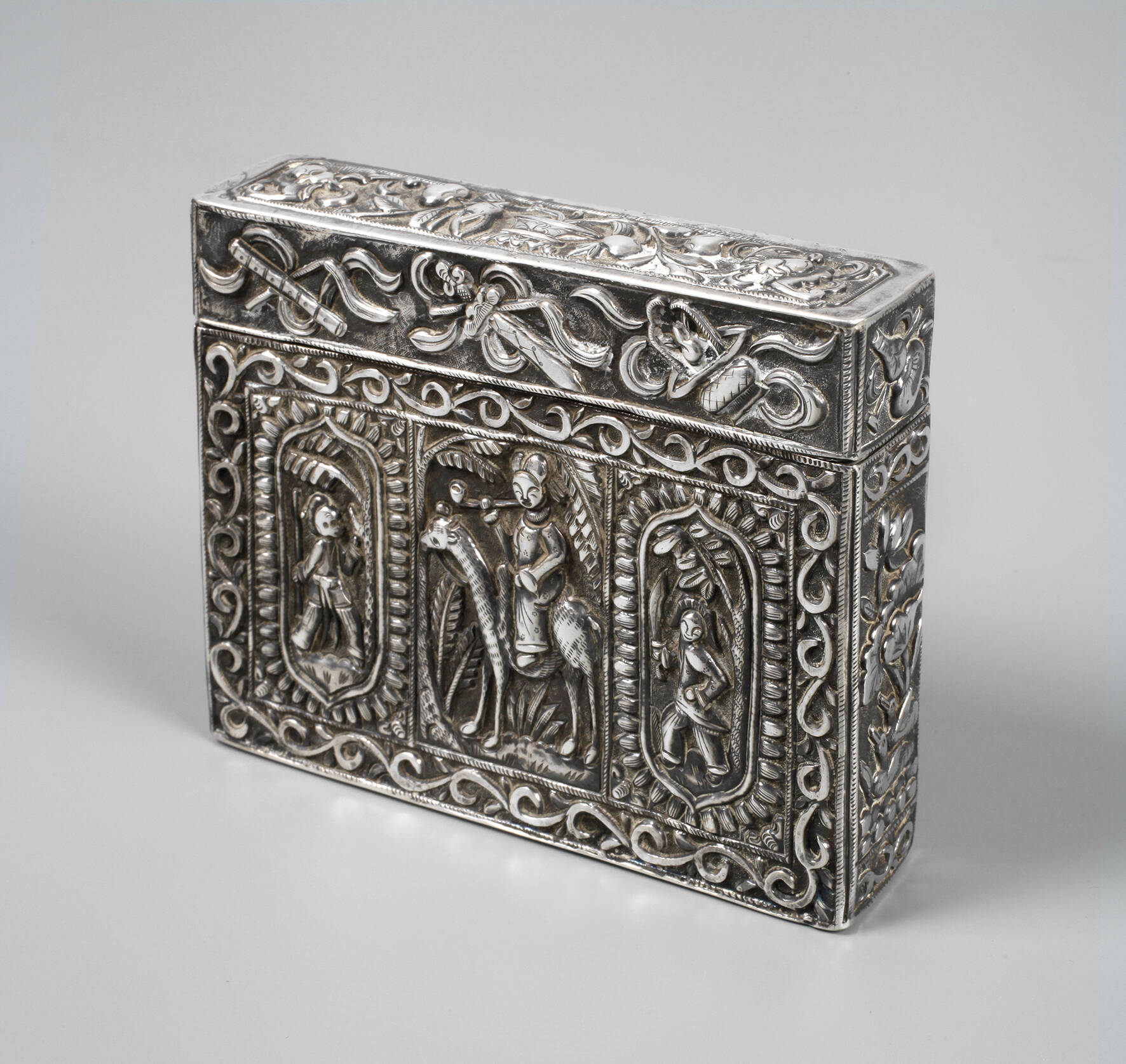 Zigarettendose Silber