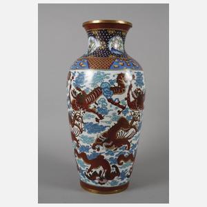Große Vase Cloisonné
