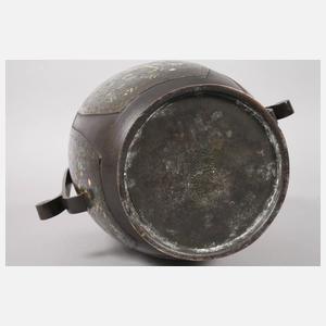 Paar Cloisonnévasen