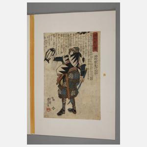 Farbholzschnitt Utagawa Kuniyoshi