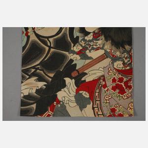 Toyohara Kunichika, attr., Herrenbildnis