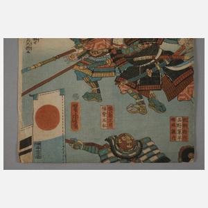 Farbholzschnitt Utagawa Yoshitora