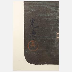 Vier Farbholzschnitte