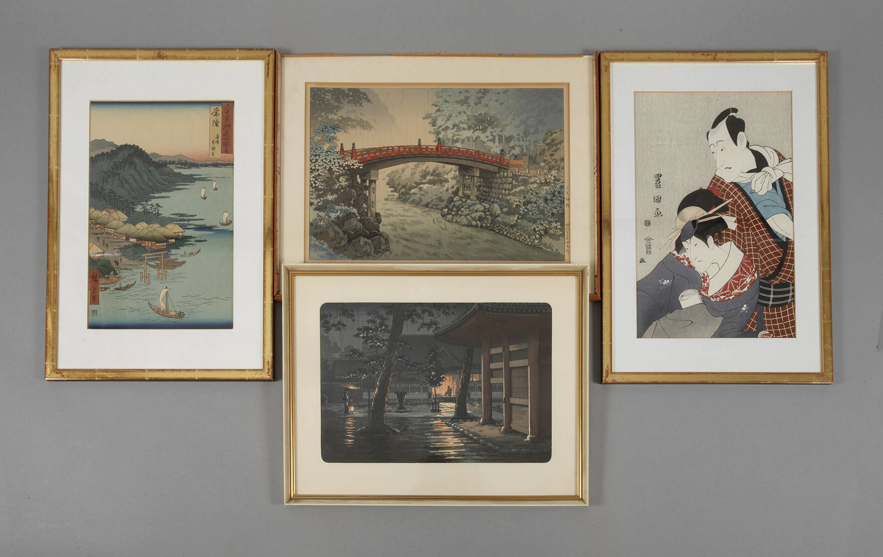 Vier Farbholzschnitte