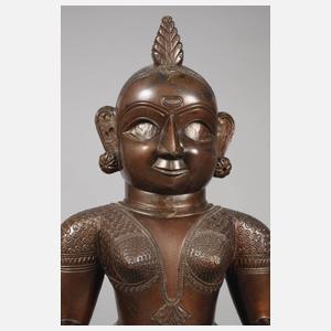 Bronzeplastik Yogini