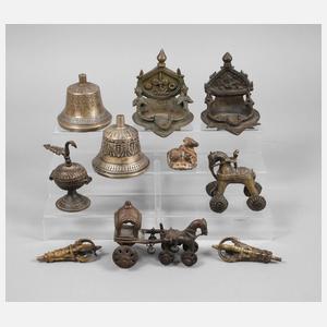 Konvolut Ritualobjekte Indien