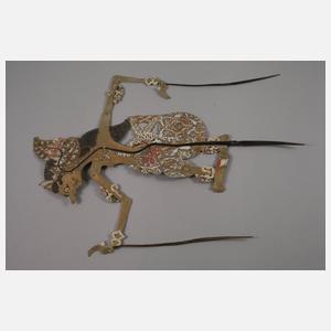 Zwei indonesische Wayang-Kulit-Figuren