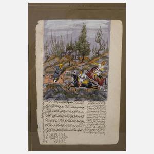 Zwei persische Buchmalereien