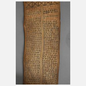 Äthiopische Amulettrolle