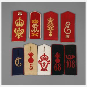 Sammlung Schulterklappen