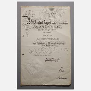 Urkundennachlass Sachsen