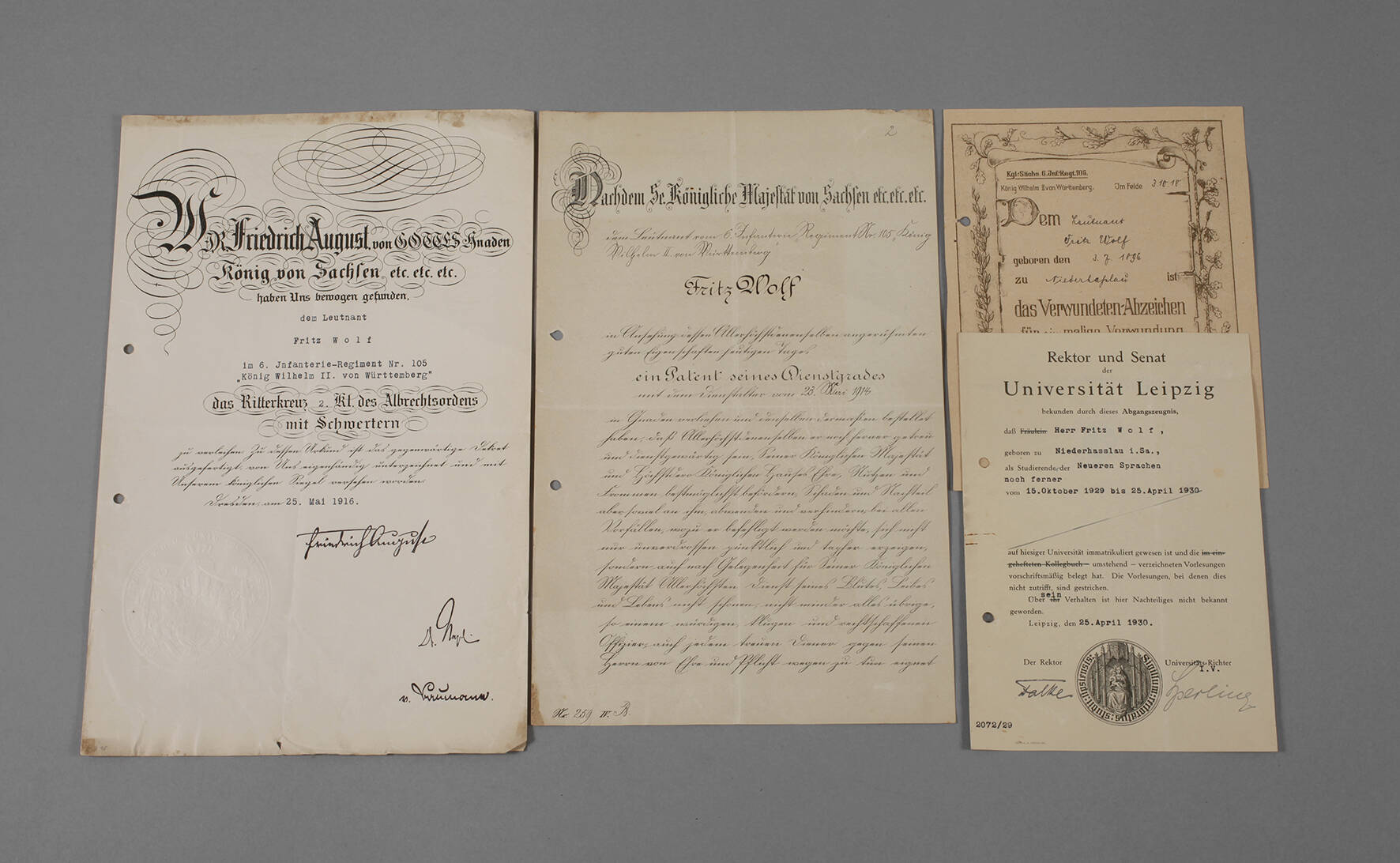 Urkundennachlass Sachsen