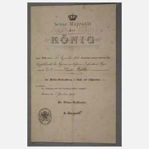 Urkundennachlass 1. Weltkrieg