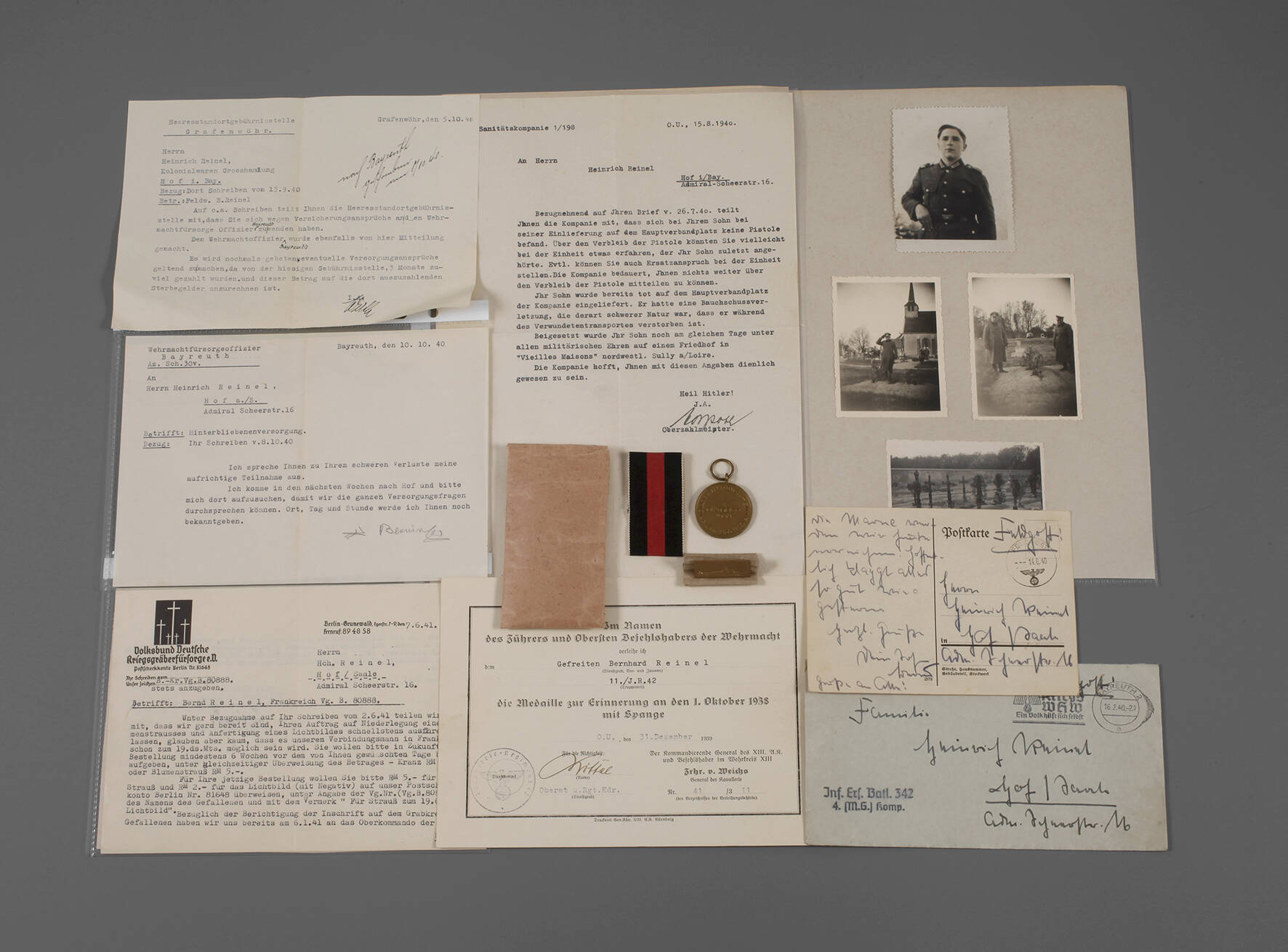 Medaille zum 1. Oktober 1938