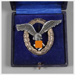 Flugzeugführerabzeichen im Etui