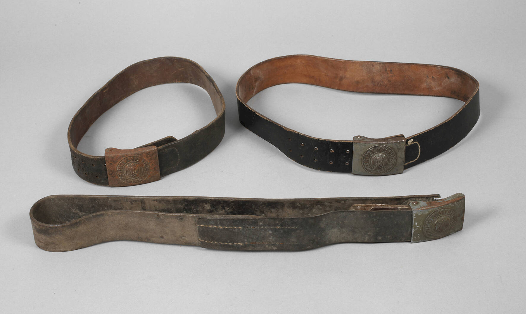 Drei Koppel der Wehrmacht