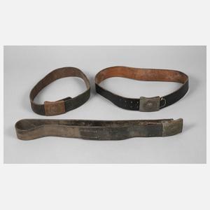 Drei Koppel der Wehrmacht