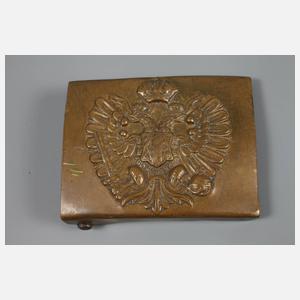 Drei Koppelschlösser Österreich-Ungarn