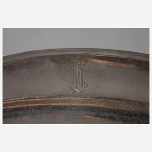 Servierplatte mit Ligaturmonogramm LAH