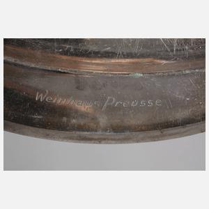 Servierplatte mit Ligaturmonogramm LAH