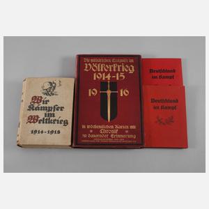Konvolut Kriegsliteratur