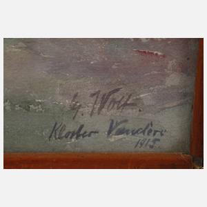 Georg Wolf, attr., Ruine Kloster Vauclair