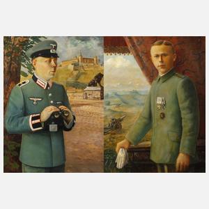 Zwei Soldatenbilder