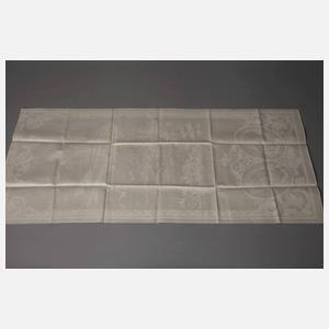 Konvolut Gebilddamast mit Zeppelinmotiv