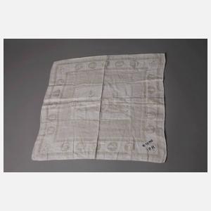 Konvolut Gebilddamast mit Zeppelinmotiv